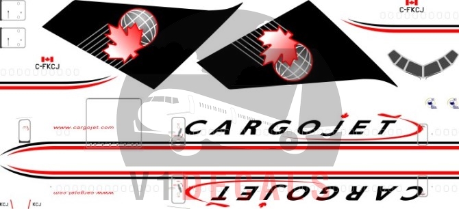 Cargojet --Boeing 757-200 Decal