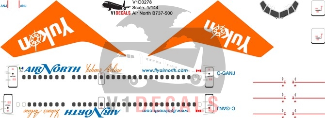 Air North --Boeing 737-500 Decal