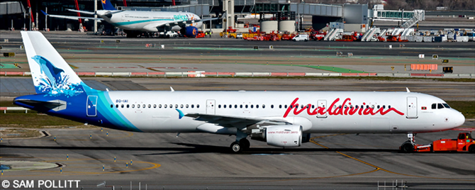 Maldivian Airbus A321 Decal