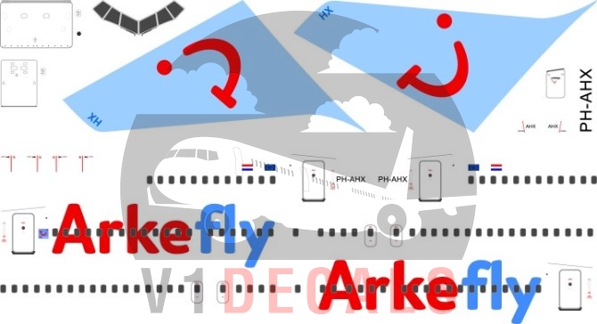 Arkefly -Boeing 767-300 Decal