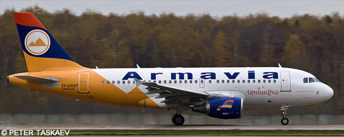 Armavia Airbus A319 Decal