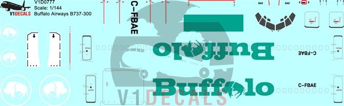 Buffalo Airways Boeing 737-300 Decal