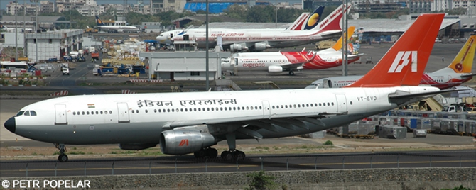 Indian Airlines Airbus A300B4 Decal