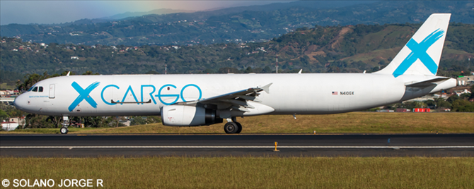 Global X Cargo Airbus A321 Decal