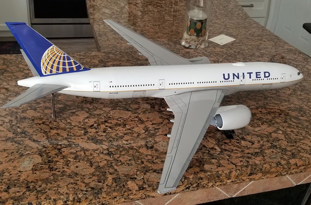 United Airlines Boeing 777-200 (Continental Livery) - Scratchbuild
