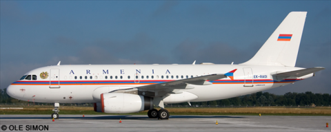 Armenian Government Airbus A319 Decal