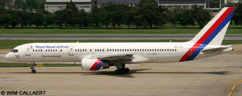 Royal Nepal Airlines Boeing 757-200 Decal