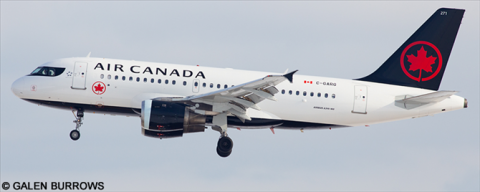 Air Canada Airbus A319 Decal