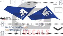 Dutch Caribbean Exel -Boeing 767-300 Decal