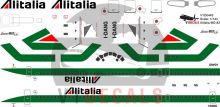 Alitalia McDonnell Douglas MD-80 Decal