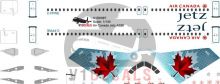 Air Canada Jetz Airbus A320 Decal